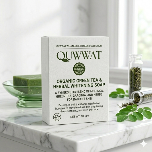 1x Organic Green Tea & Herbal Whitening Soap